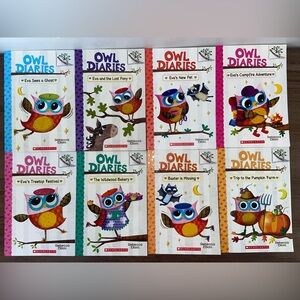Branches Owl Diaries Novels for Kids Set of 8